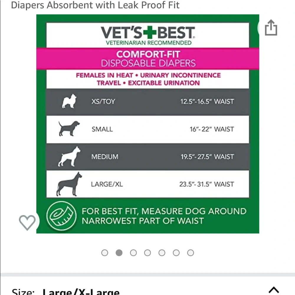 Vet best disposable diapers